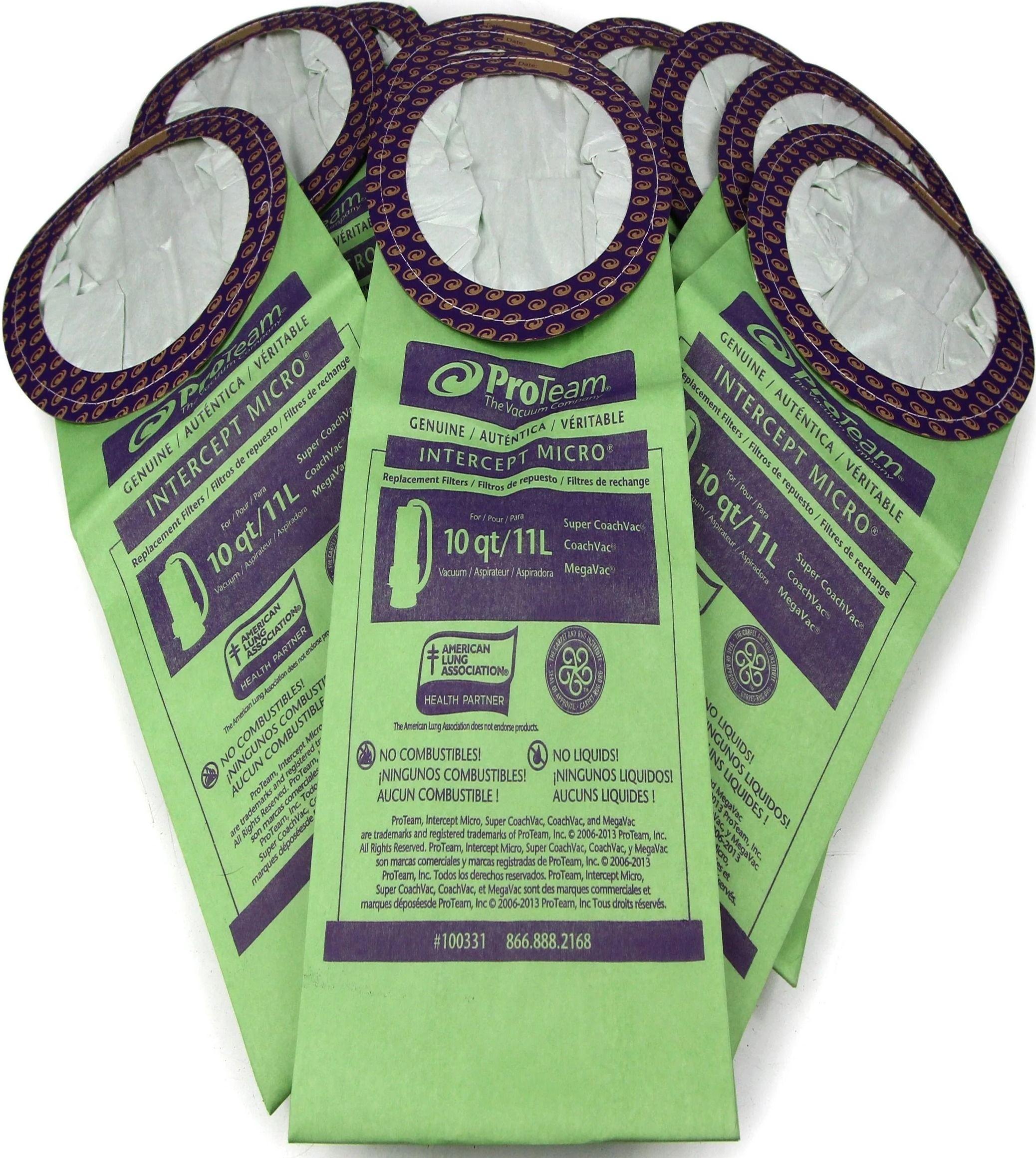 ProTeam Pack of 10 Fits (Coachvac | Super Coachvac | Megavac) reconditionné - Reebelo France