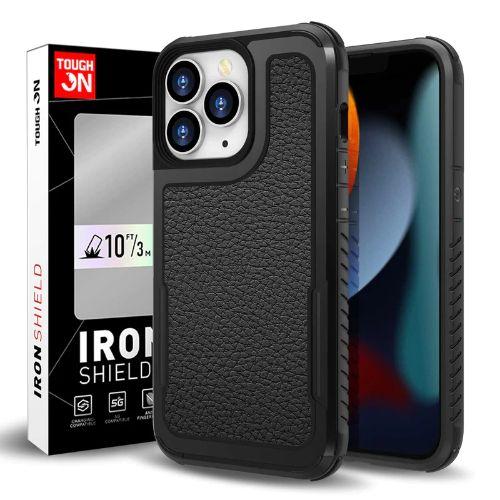 Coque en cuir Tough On Iron Shield pour iPhone 14 Pro Max reconditionné - Reebelo France
