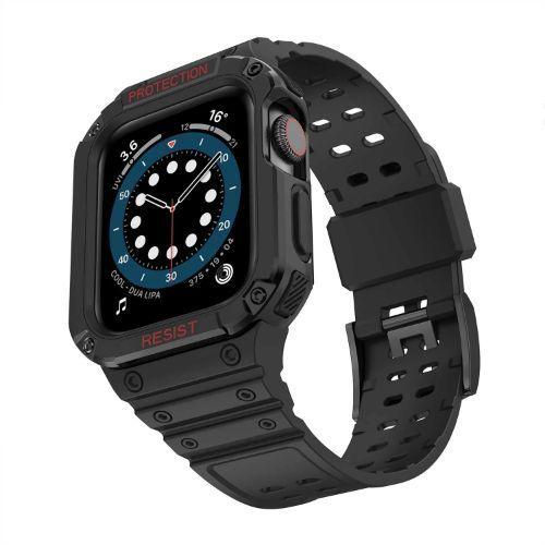 Bracelet de protection robuste Tough On avec boîtier pour Apple Watch 42/ 44/ 45mm reconditionné - Reebelo France