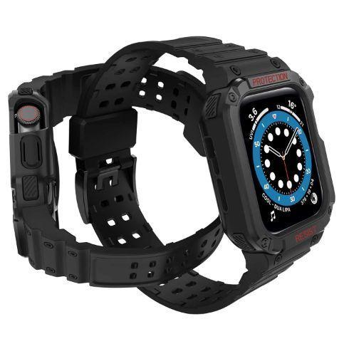 Bracelet de protection robuste Tough On avec boîtier pour Apple Watch 42/ 44/ 45mm reconditionné - Reebelo France