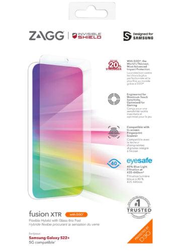 Zagg InvisibleShield Fusion XTR with D3O Screen Protector for Galaxy S22 Plus reconditionné - Reebelo France